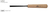 STUBAI Stemmeisen Stechbeitel Serie 52 - Form 47 | Gaißfuß 5 mm, mit Holzgriff, für Figurenarbeiten, ProfilleistenKerb- und Reliefschnitzarbeiten, zur präzisen Bearbeitung von Holz