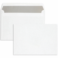 Kuvertierhüllen 176x250mm (DIN B5) 80g/qm gummiert VE=500 Stück weiß