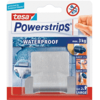 Powerstrips Waterproof Duohaken Zoom Metall silber VE=1 Stück