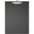 Klemmbrett A4 Hartpappe mit Kraftpapierbezug schwarz