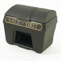 200L Victoriana salt and grit bins - With hopper feed