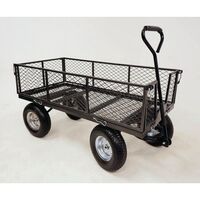 Industrial turntable platform trucks with mesh or plywood bases
