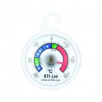 Fridge freezer dial thermometer