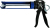 Detailabbildung -Kartuschenpistole "PROFI-TOP", 310ml, drehbare Halbschale, extrem stabile Aufnahme