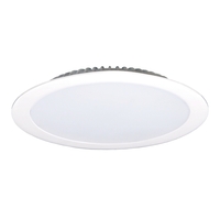 LED Einbau-Downlight, IP44 IK05, rund, sehr flach, opal, schaltbar, weiß, Ø 60cm, 48W 4000K 4000lm