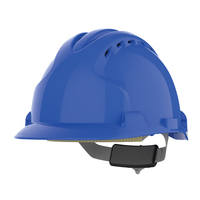 JSP AHU150-000-500 EVO8 MID PEAK VNT HELMET W/RATCHET BLU