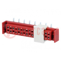 Wire-board; socket; female; PIN: 16; SMT; on PCBs; 30V; 1A; -40÷105°C