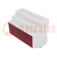 Enclosure: for DIN rail mounting; Y: 90mm; X: 104mm; Z: 65mm; ABS
