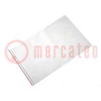 Self-seal bag; L: 300mm; Width: 200mm; Thick: 45um; polyetylene