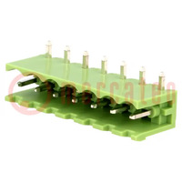 Pluggable terminal block; Contacts ph: 5.08mm; ways: 7; socket