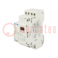 Relay: installation; bistable,impulse; NO x3; Ucoil: 230VAC; 16A