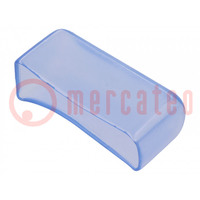 Cover; cylindrical fuses; Mat: PVC; 33.5x15x12mm