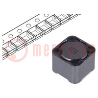 Inductor: wire; SMD; 100uH; 2.2A; 140mΩ; ±20%; 12x12x10mm; -40÷125°C