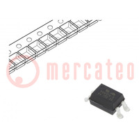 Optocoupler; SMD; Ch: 1; OUT: transistor; Uisol: 5,3kV; Uce: 80V