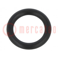 O-ring gasket; NBR caoutchouc; Thk: 2mm; Øint: 9mm; black