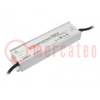 Alimentatore: a impulsi; LED; 240W; 42,9÷85,7VDC; 2800mA; IP67