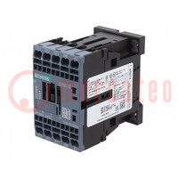Contactor: 3-pole; NO x3; Auxiliary contacts: NC; 110VAC; 9A; 3RT20