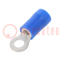 Tip: ring; M3,5; Ø: 3.7mm; 1.5÷2.5mm2; crimped; for cable; insulated