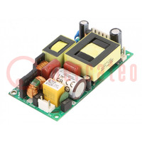 Power supply: switched-mode; open; 180W; 85÷264VAC; OUT: 1; 24VDC