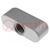 Knob wing; Int.thread: M10; 10mm; stainless steel; W: 36mm