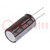 Condensador: electrolítico; low ESR; THT; 560uF; 100VDC; ±20%; 41mΩ