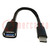 Adattatore; USB A 3.0,USB C; 200mm; Comunicazione: USB