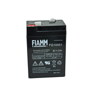 FIAMM Standardtyp FG10451 6V 4,5Ah AGM Versorgungsbatterie