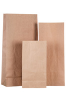 Paper Bags - ProPac Brown Paper Bags - (h)560 x (w)258 x (g)128mm