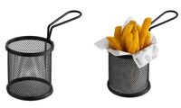 APS Servier-Frittierkorb SNACKHOLDER, 90 mm, schwarz (6451059)