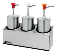 SARO Saucenspender PD-006 3 x 2,25 ltr, Ansicht vorne