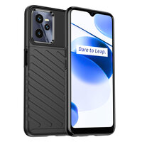 1_Thunder Case Hülle für Realme C35 Silikon Armor Case schwarz