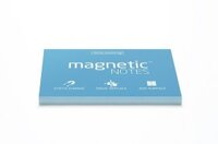 Karteczki elektrostatyczne Magnetic, 100x70mm, 100 sztuk, niebieski
