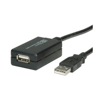 VALUE Extender, USB 2.0, fekete, 12m