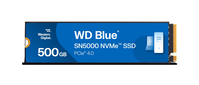 WD BLUE SN5000 500GB SSD, DISQUE SSD INTERNE, M.2 2280 NVME SSD, PCIE GEN4, JUSQU'À 5000 MB/S, NCACHE TECHNOLOGY, COMPREND ACRON