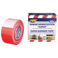 HPX BS80100 Cinta de balizamiento Super Barrier Tape rojo/blanco (80mm x 500m)