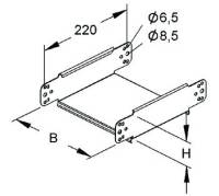 Hängestiel ST 200mm U-Profil dplseit 4kN f.Funktionserh