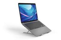 DURABLE Laptop Ständer FOLD, faltbar, höhenverstellbar, inkl. Transportbeutel, silber