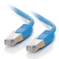 C2G Cat5E STP 100m Netzwerkkabel Blau U/FTP (STP)