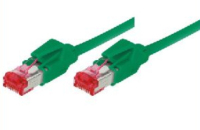 Tecline S/FTP Cat6A, 10m Netzwerkkabel Grün S/FTP (S-STP)