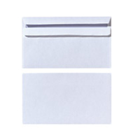 Herlitz 00764787 enveloppe DL (110 x 220 mm) Blanc 100 pièce(s)