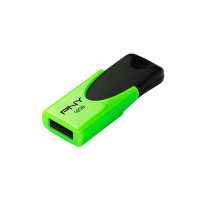 PNY N1 Attaché 16GB USB flash drive USB Type-A 2.0 Groen, Zwart
