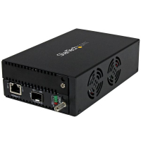 StarTech.com 10 Gigabit Ethernet Kupfer auf LWL Konverter - Offenes SFP+ - Managed