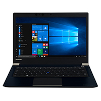 Toshiba Portégé X30-D-130 Laptop 33,8 cm (13.3") Full HD Intel® Core™ i7 i7-7500U 16 GB DDR4-SDRAM 512 GB SSD Wi-Fi 5 (802.11ac) Windows 10 Pro Schwarz