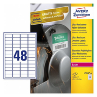 Avery L7911-40 étiquette à imprimer Blanc Imprimante d'étiquette adhésive