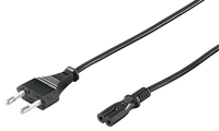 Microconnect PE030710 tápkábel Fekete 1 M C típusú hálózati csatlakozó C7 csatlakozó