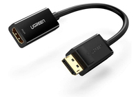 Ugreen 40363 video átalakító kábel 0,25 M DisplayPort HDMI Fekete