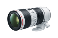 Canon EF 70-200mm f/4L IS II USM SLR Telezoom-Objektiv Schwarz, Weiß
