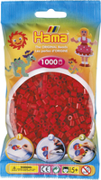 Hama Beads 207-22 Bag 1000 Beads Dark Red