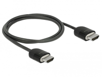DeLOCK 84963 kabel HDMI 1 m HDMI Typu A (Standard) Czarny
