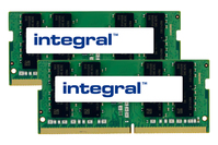 Integral 32GB (2X16GB) Laptop RAM Module DDR4 2400MHZ UNBUFFERED SODIMM KIT OF 2 EQV. TO CT10521864 FOR CRUCIAL memory module